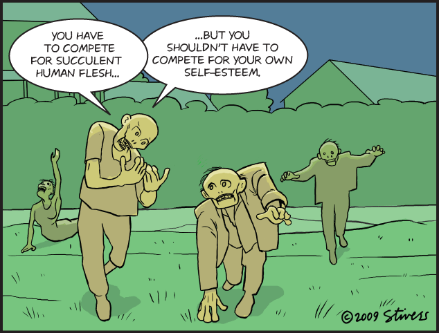 Zombie self-esteem