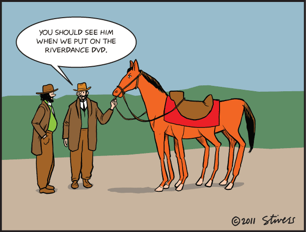 Eight-legged horse