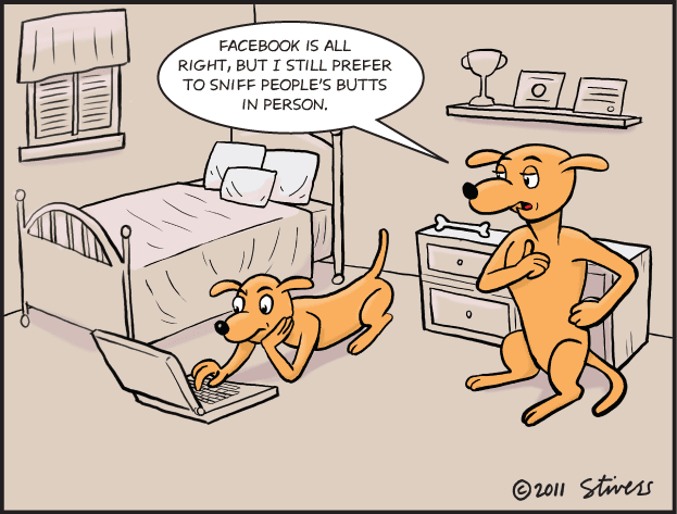 Dog Facebook