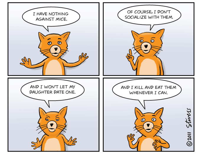 I have nothing against mice
