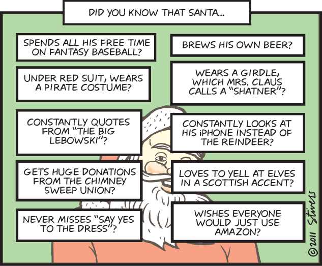 Yet more Santa facts