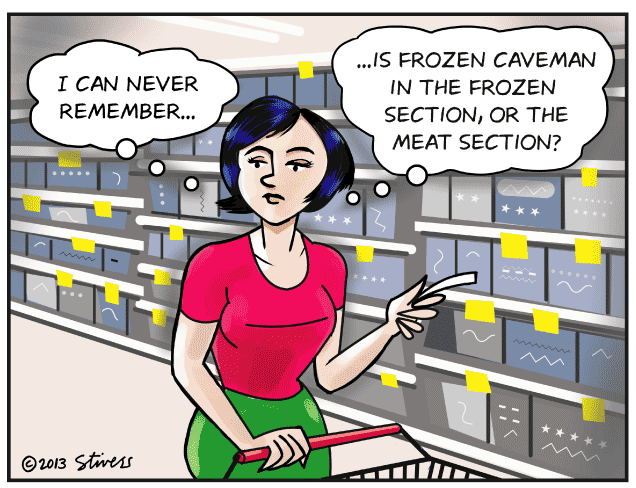 Frozen caveman