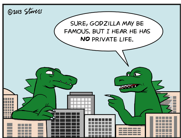 Godzilla may be famous