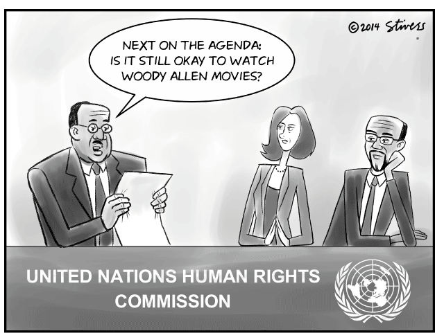 United Nations Human Rights Commission on Woody Allen