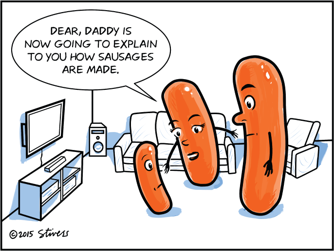 How sausages are made