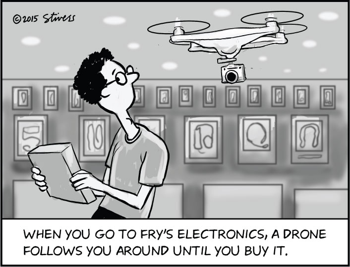 Fry’s Electronics drone