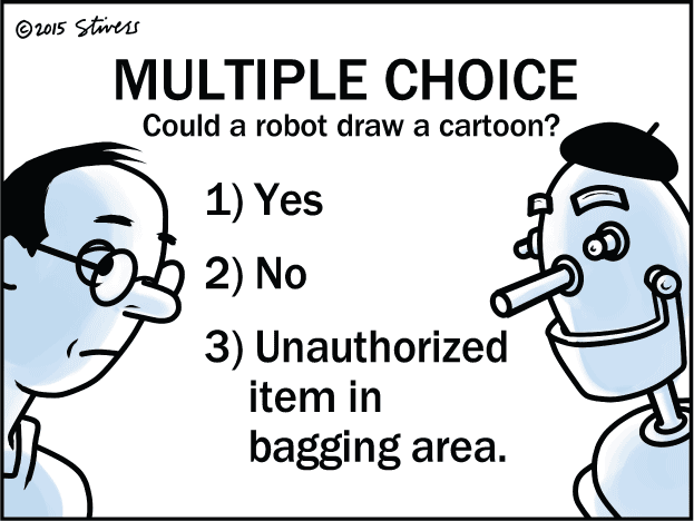 Robot cartoonist?