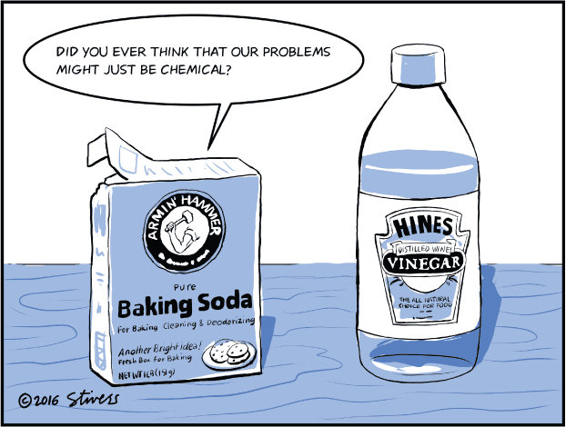 Baking soda and vinegar