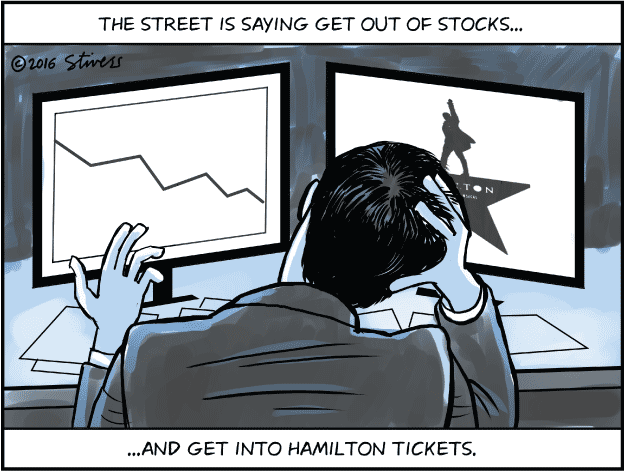 Stocks vs. Hamilton tickets
