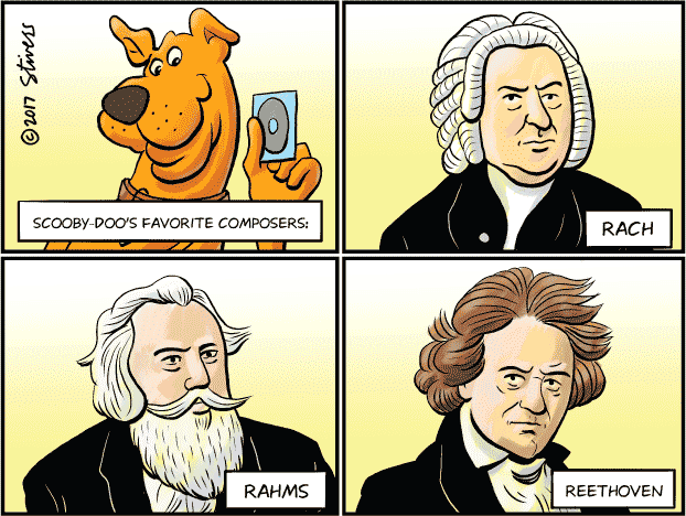 Scooby-Doo’s favorite composers