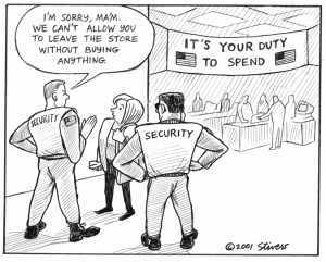 Stivers cartoon 10-8-01 your duty to spend