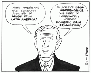 Stivers cartoon run  4-12-01 Drug independence